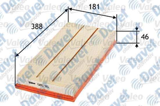 VALEO 585115 Hava Filtresi Mercedes A Class A 180 Cdi  ####